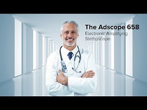 The Adscope 658 Electronic Amplifying Stethoscope