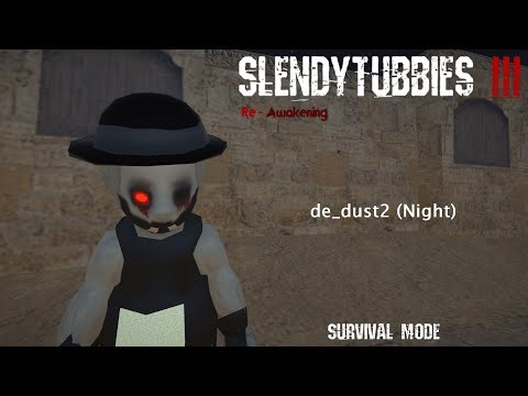 Slendytubbes 3: Re-Awakening - Survival Mode | de_dust2 (Night) [Impossible Difficulty]