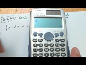 كيفية رسم المنحنى باستخدام الآلة الحاسبة #casio