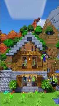 Minecraft Easy Starter House 🏡 #minecraftbuilding