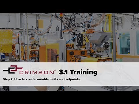 Crimson 3.1 Training - How to create variable limits and setpoints