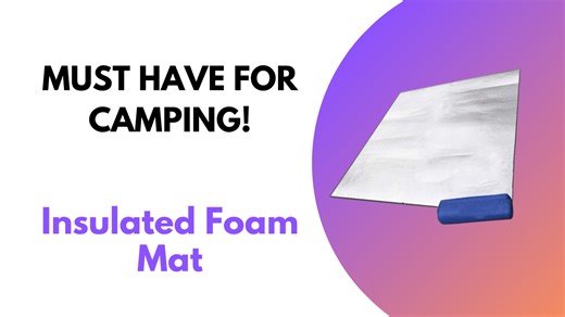 Watch Insulated Foam mat - a Must Have for Camping!  on Amazon Live
