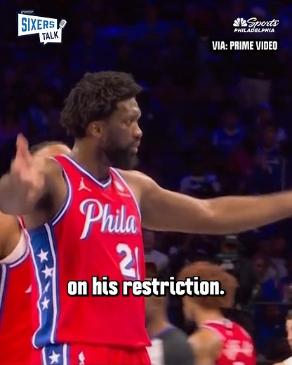 Troel Embiid is back 😈 The Sixers Talk crew discusses Embiid's "lewd gesture" and $50K fine on the latest podcast. Check out the full pod: https://bit.ly/4oVg2KC | NBC Sports Philadelphia