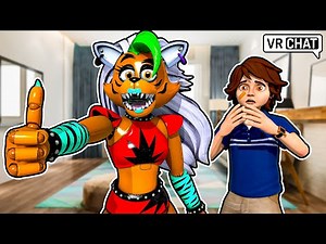 What If Roxanne Wolf WAS Glamrock Freddy?! in VRCHAT