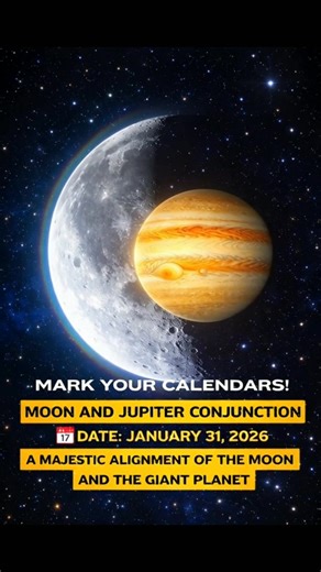2.3K views · 78 reactions |  Moon and Jupiter Conjunction | A...