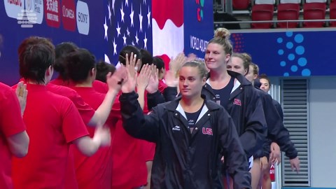 Women's Water Polo Highlights: US tops China, 15-7