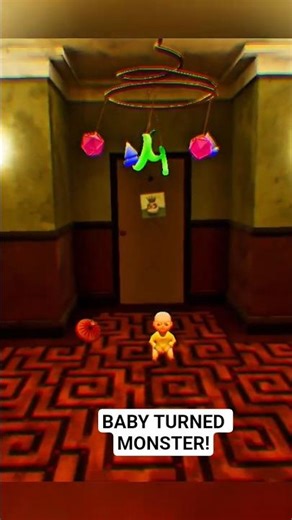 Baby Turned Into A Monster! 😱 The Baby In Yellow #shorts