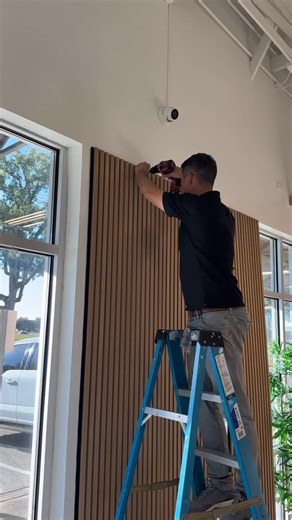LuxeWall on Instagram: "See it before you install it 👀✨ We wrapped our showroom visualizer with LuxeWall slat panels so you can experience the look and feel in real life. Clean lines, warm texture, and an easy way to visualize your space with confidence. Stop by or follow along for more installs and inspiration 👋 #HomeRenovation #RenovationHumor #HomeImprovement #InteriorDesignLife #DesignMeme #RenovationMeme #CoupleRenovation #HomeDecorHumor #HouseProjects #DIYLife #HomeownerLife #ModernInter