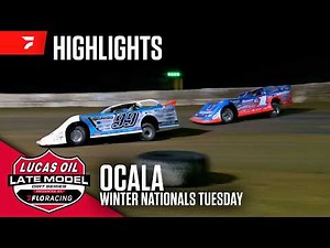 Winter Nationals Tuesday | Lucas Oil Late Model Dirt Series at Ocala Speedway 2/24/26 | Highlights