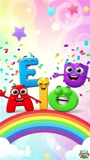 You Can Also Sing the Vowels! A E I O U 🎤 | Vowels Song for Kids | ABC Phonics #short #kidssong