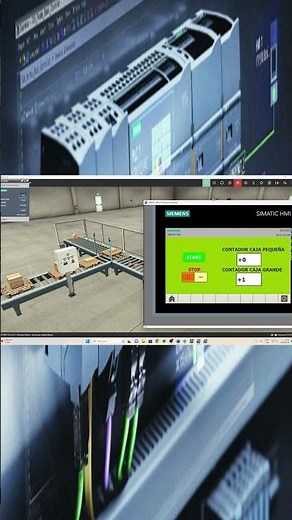 Contador de Cajas 📦con PLC s7 1200 en Tia Portal