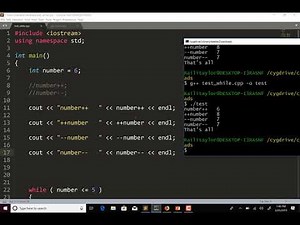 51 - Increment and decrement operators in c++
