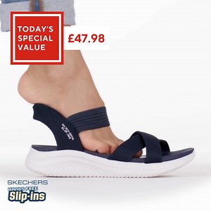 127 reactions · 46 comments | SKECHERS OFFER! Step into comfort with Skechers Ultra Flex 3.0 Sandals! It's our first sandal Today's Special Value with Slip-Ins technology. But hurry, offer ends midnight, 20th April! | QVC | Facebook