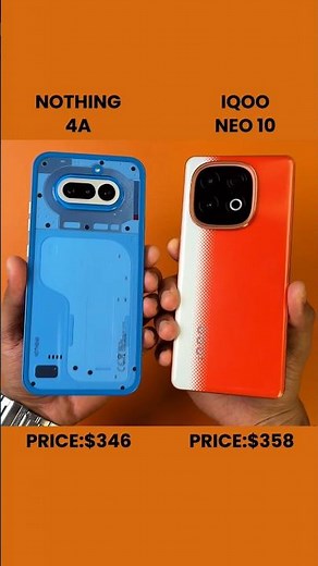 Nothing 4A vs iQOO Neo 10 ⚡ CapCut Export Speed Test – Who is Faster? 😱🔥