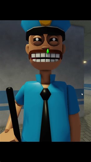 Little Thanos vs Police 🎭 #roblox