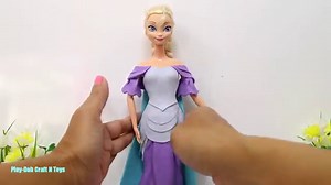 Play Doh 6 Styles Dresses ELSA Disney Princess Inspired Costumes