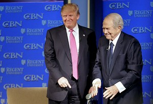 Trump praises evangelical leader Pat Robertson after his death despite 2020 criticism