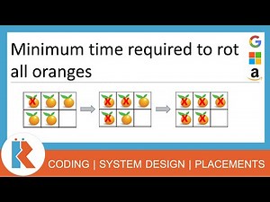 Rotten Oranges: Minimum time required to rot all oranges