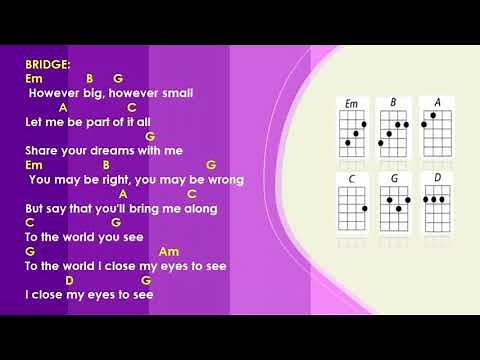 A Million Dreams - The Greatest Showman (Ukulele Play Along)