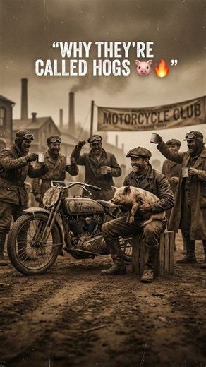 michael Brooks | The Real Story Behind the Word “Hog” The term “hog” didn’t start as slang. It came from a real pig Harley racers used to celebrate race... | Instagram