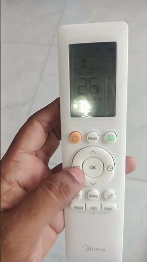 Midea Inverter AC Remote Control Feature (Follow Me) Xtreme Cool Model