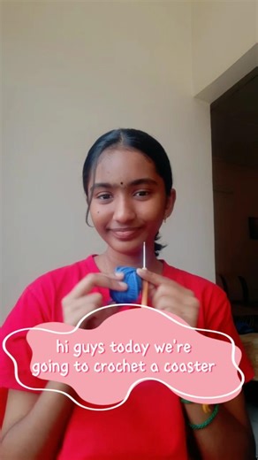 crochet coaster ✨️ #crochet #crochetpatterns #beginnercrochet