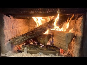 How to start a fire in the fireplace (without kindling).
