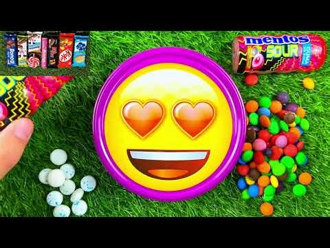 Soft Chocolate ASMR Tapping Relaxing Sounds with M&M’s