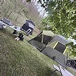 TIMBER RIDGE 5-9 Person SUV Tent with Screen Porch and Awning for Family Camping, Weather Resistant and Portable Van or Car Tent, Includes Rainfly and Storage Bag, 13' W X 10' L X 7.1' H