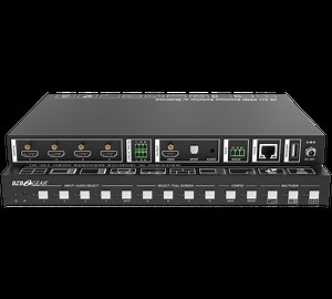 4x1 4K UHD HDMI Seamless Switcher/Scaler/MultiViewer with IP/RS-232/Audio De-embedding