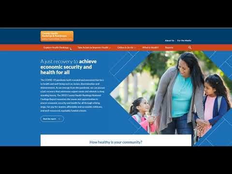 CHR&R Finding Data by Health Topic