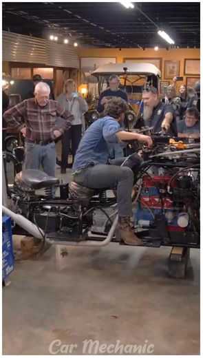 Can We Revive AND RIDE The World's Biggest Motorcycle (17 feet long) #motorcycle #harley #harleydavidson #bikesandbeards #biggest | Car Mechanic