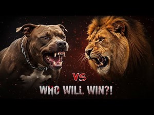 Pitbull vs Lion: The Most Brutal and Intense Fight Ever – Who Wins?