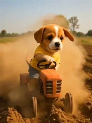 Papy Happy Driving #cutepuppy