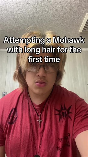 First Mohawk Attempt with Long Hair