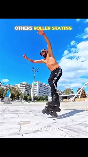 Normal skill VS King of roller skating 😱