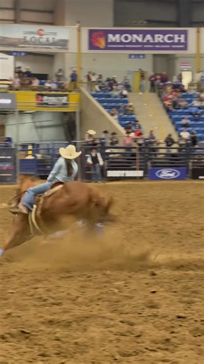 McKenzie McCusition was the fastest girl in Denver tonight at Rodeo All Star, with a 15.65 to make her hometown crowd proud! | The American Rodeo