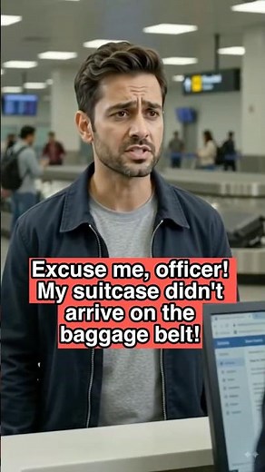 Option 1: Lost Luggage at Airport? 😱✈️ | Learn English Visually