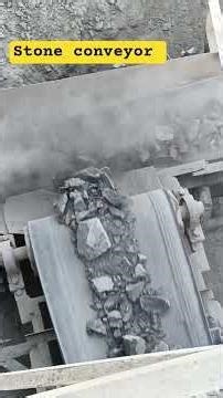 Stone conveyor crushing machine #conveyor #stonecrusher #shortvideo #youtubeshorts #viral