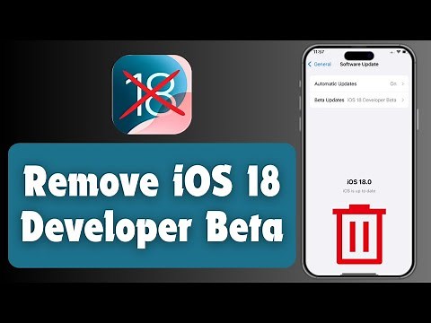 How to Remove iOS 18 Beta | How to Downgrade iOS 18 to iOS 17 | Without Computer