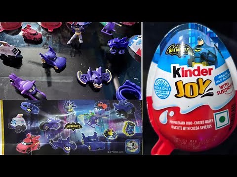 New Batwheels Kinder Joy Unboxing | New kinder Joy Blue Edition Batwheels Toys 2025
