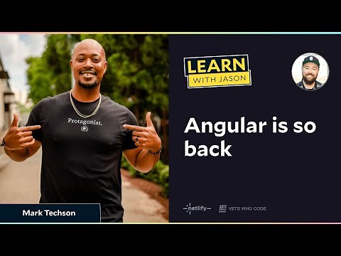 Angular is so back! with ‪@marktechson‬