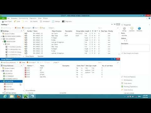 KNX Program use 4gang button with blind actuator
