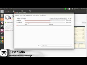 Ubuntu advanced audio settings