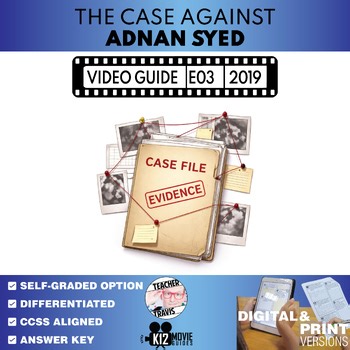 The Case Against Adnan Syed E03 (TV14 - 2019) Video Guide Lesson & Quiz
