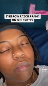 Eyebrow Razor Prank😂👀 #shorts #viral #ytshorts | Lonab