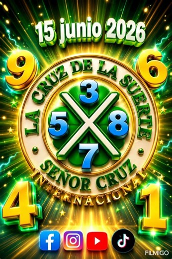 Cruz 15 junio 2026 !!