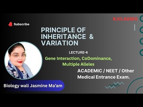 Principle of Inheritance & Variation Part 4 Gene Interaction