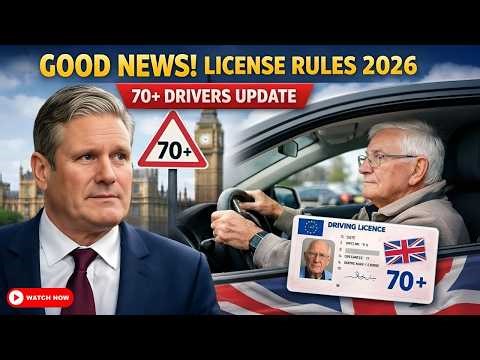 Good News! Driving license 2026: New regulations for drivers 70+ from April – what's changing?