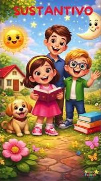 Cancion infantil Palabras que cantan verbos sustantivos y adjetivos